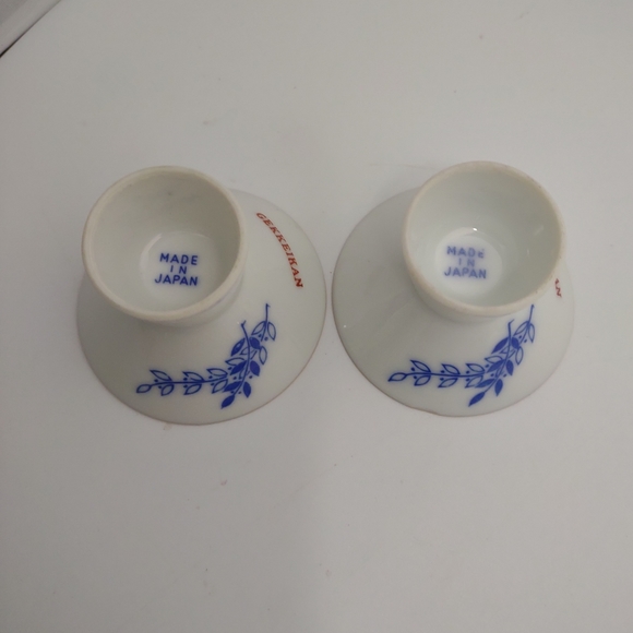 Lot 2 Pair Mini Vintage Gekkeikan Finest Sake Cup Made In Japan - Picture 4 of 4